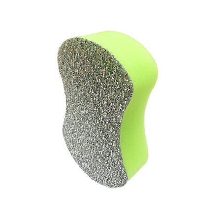 ฟองน้ำพร้อมใยขัด POLY-BRITE ULTRA SILVER 3x4.5 นิ้ว_1