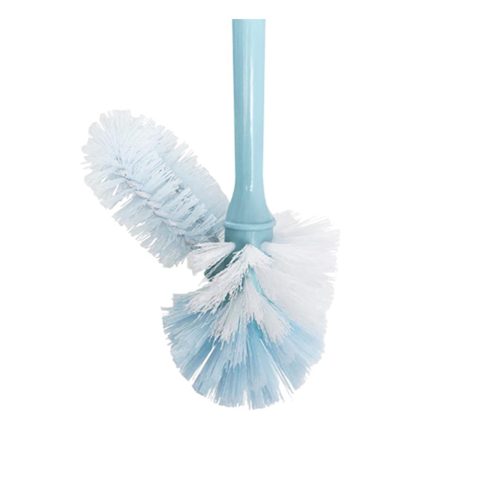 แปรงล้างสุขภัณฑ์พร้อมฐาน POLY-BRITE ROUND สีฟ้า