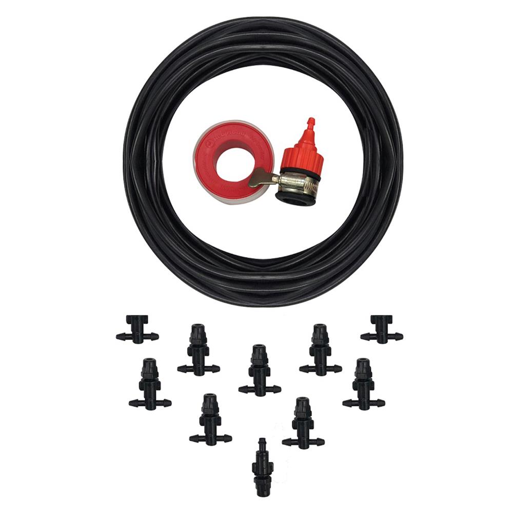 ชุดหัวพ่นหมอก TOWAI 10 หัว พร้อมสายไมโคร 5/7มม.X5ม.