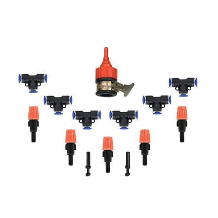 ชุดหัวพ่นหมอก TOWAI 5 หัว พร้อมข้อต่อสวมเร็วและสายไมโคร 10 ม._1