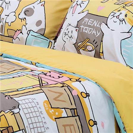 ชุดผ้าปูที่นอน 5 ฟุต 6 ชิ้น TULIP หมาจ๋า 60205-DLC132_1