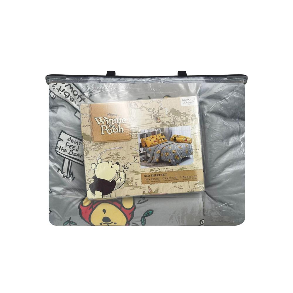 ชุดผ้าปูที่นอน 5 ฟุต 6 ชิ้น TULIP POOH 60205-DLC089