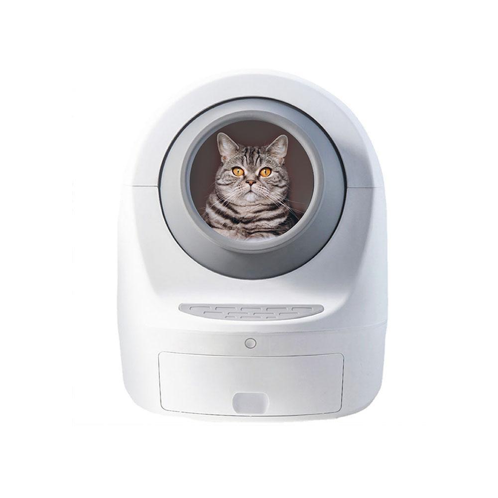 ห้องน้ำแมวอัตโนมัติ MEET สีเทา