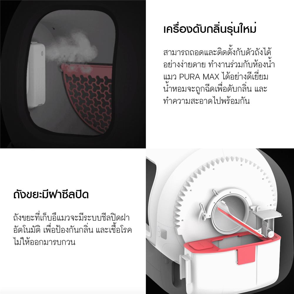 ห้องน้ำแมวอัตโนมัติ PETKIT PURA MAX