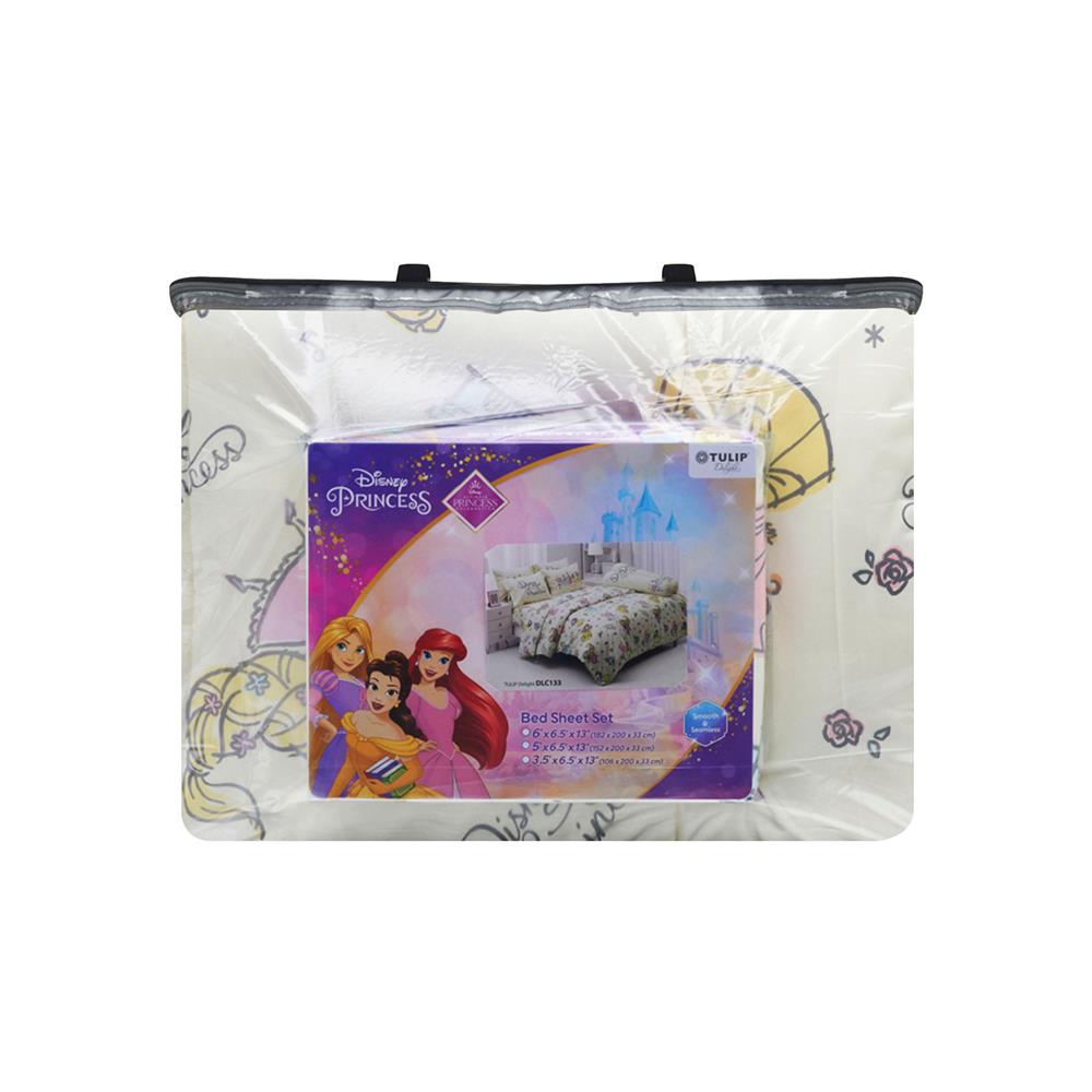 ชุดผ้าปูที่นอน 5 ฟุต 6 ชิ้น TULIP PRINCESS 60205-DLC133