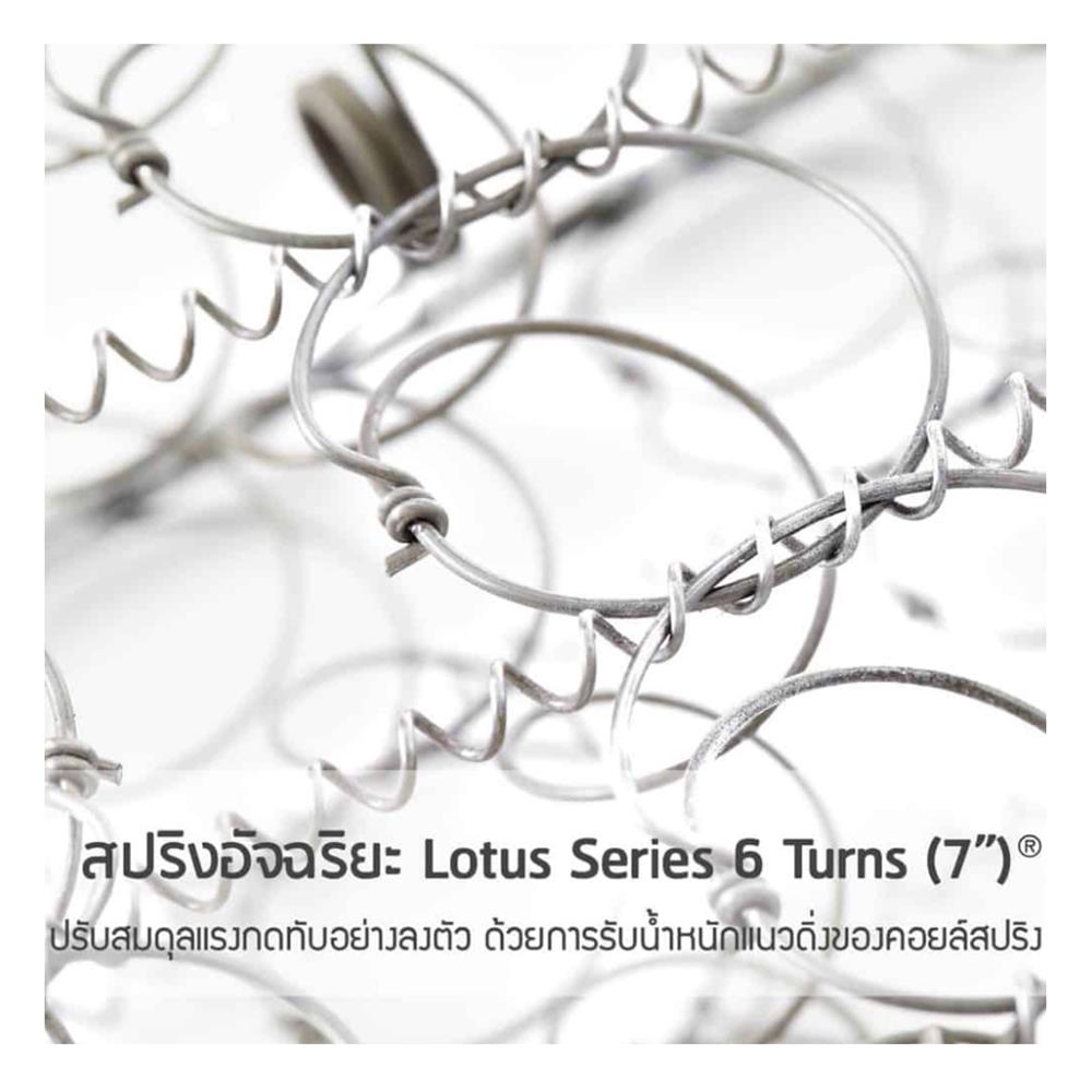 ที่นอน 3.5 ฟุต LOTUS REBECA พร้อมหมอนหนุน 1 ชิ้น