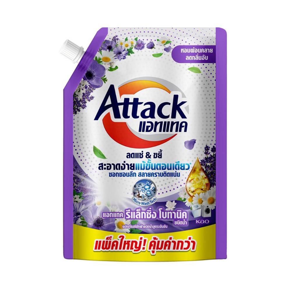 รีฟิลน้ำยาซักผ้า ATTACK 1300 มล. RELAXING BOTANIC