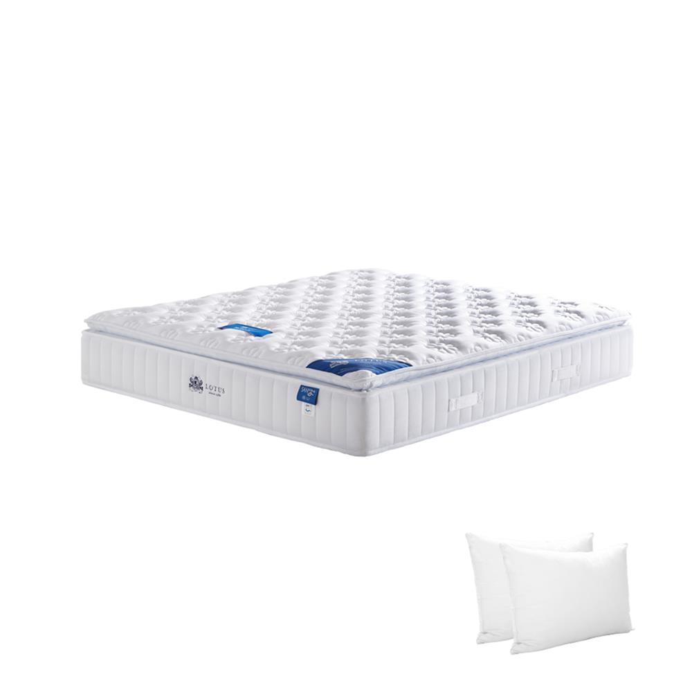 ที่นอน 5 ฟุต LOTUS REBECA พร้อมหมอนหนุน 2 ชิ้น