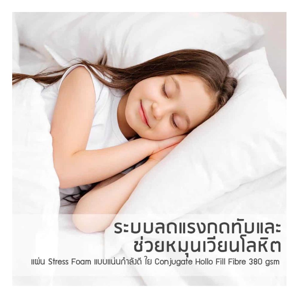 ที่นอน 5 ฟุต LOTUS REBECA พร้อมหมอนหนุน 2 ชิ้น