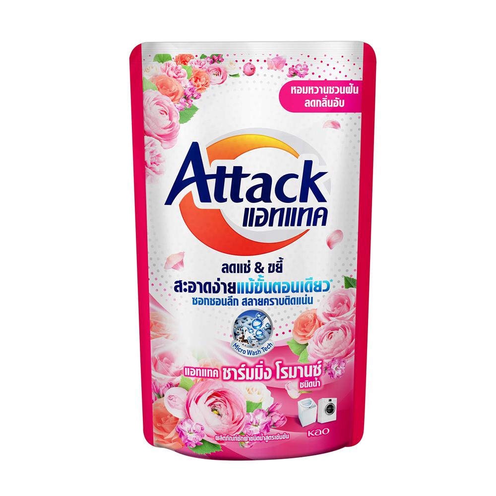 รีฟิลน้ำยาซักผ้า ATTACK 600 มล. CHARMING ROMANCE