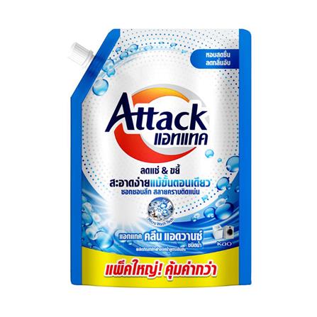 รีฟิลน้ำยาซักผ้า ATTACK 1400 มล. CLEAN ADVANCE_0