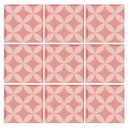 โมเสคแก้ว 30x30 ซม. GLASCERA ลอร์ลา พิ้งค์ โกลด์ สีชมพู_0