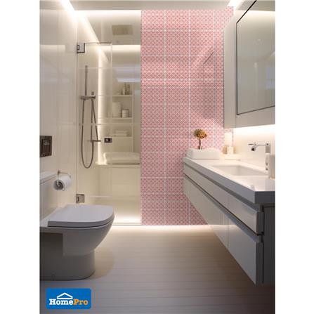 โมเสคแก้ว 30x30 ซม. GLASCERA ลอร์ลา พิ้งค์ โกลด์ สีชมพู_1