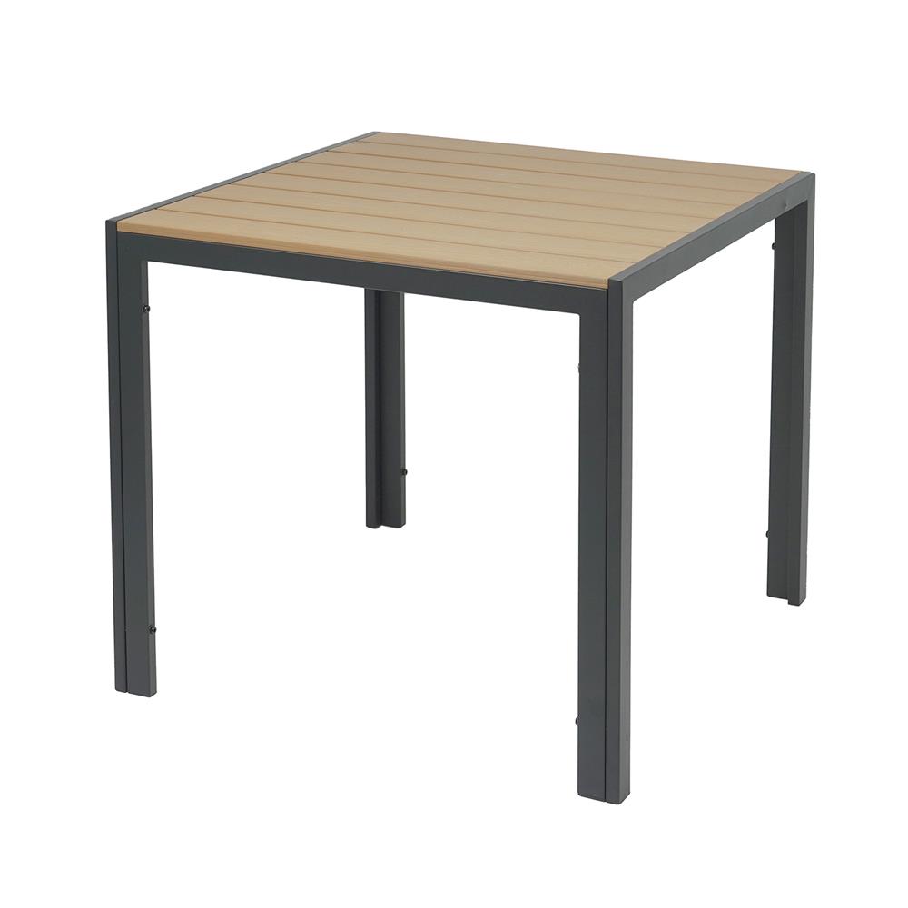 โต๊ะไม้พลาสวูด SPRING AMBER 80 ซม. สีดำ/น้ำตาล