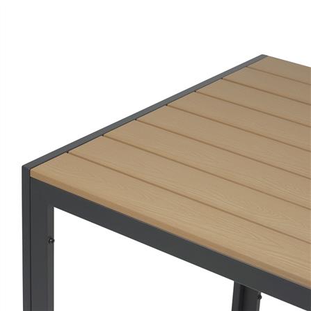 โต๊ะไม้พลาสวูด SPRING AMBER 80 ซม. สีดำ/น้ำตาล_3