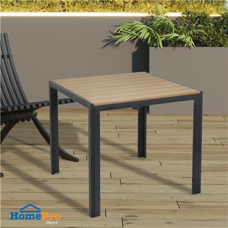 โต๊ะไม้พลาสวูด SPRING AMBER 80 ซม. สีดำ/น้ำตาล_4