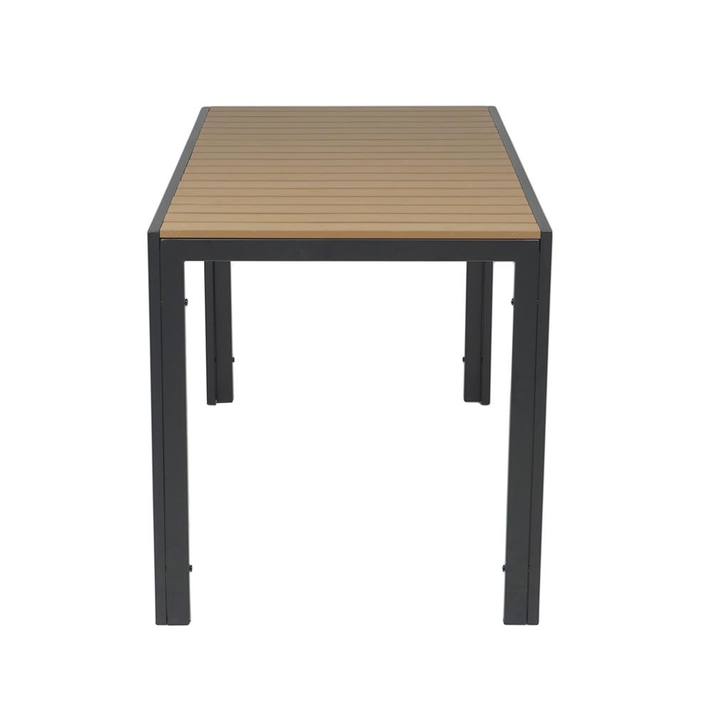 โต๊ะไม้พลาสวูด SPRING AMBER 130 ซม. สีดำ/น้ำตาล