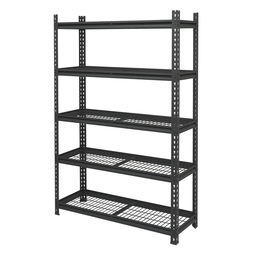 ชั้นวางของ 5 ชั้น FURDINI BROOK GOS079 120 ซม. สีดำ