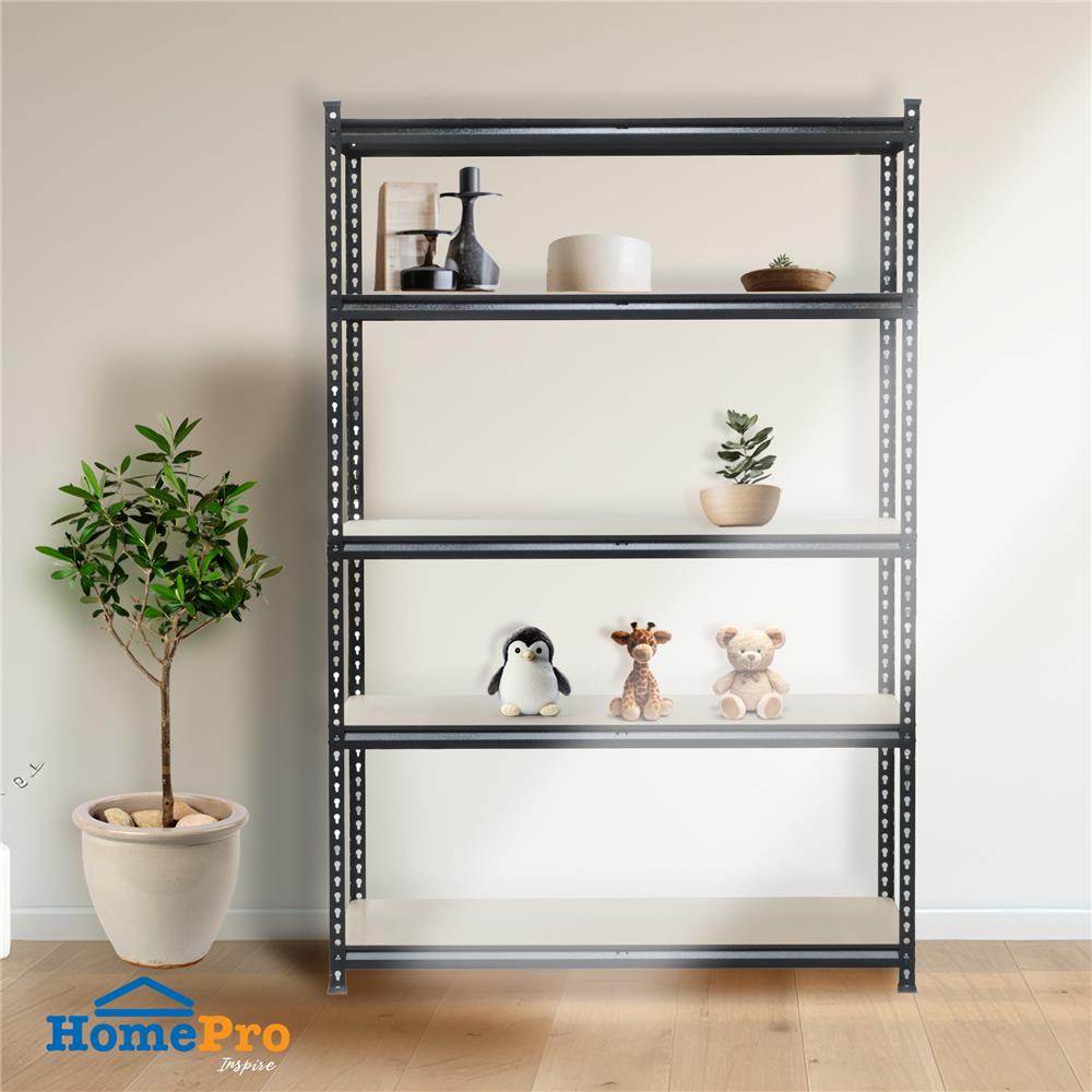 ชั้นวางของโล่ง 5 ชั้น FURDINI BAY GOS007 สีดำ