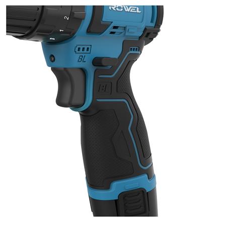 สว่านกระแทกไร้สาย (พร้อมแบตเตอรี่) ROWEL RW-120HBL 12 โวลต์_3