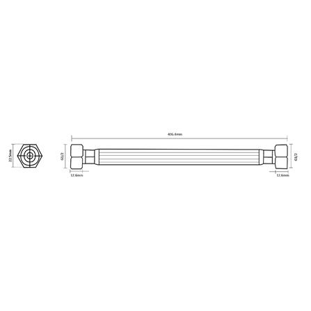สายน้ำดีสเตนเลสน้ำอุ่น-น้ำเย็น MOYA MY BOX-08-16016 16 นิ้ว แพ็ก 8 เส้น_2