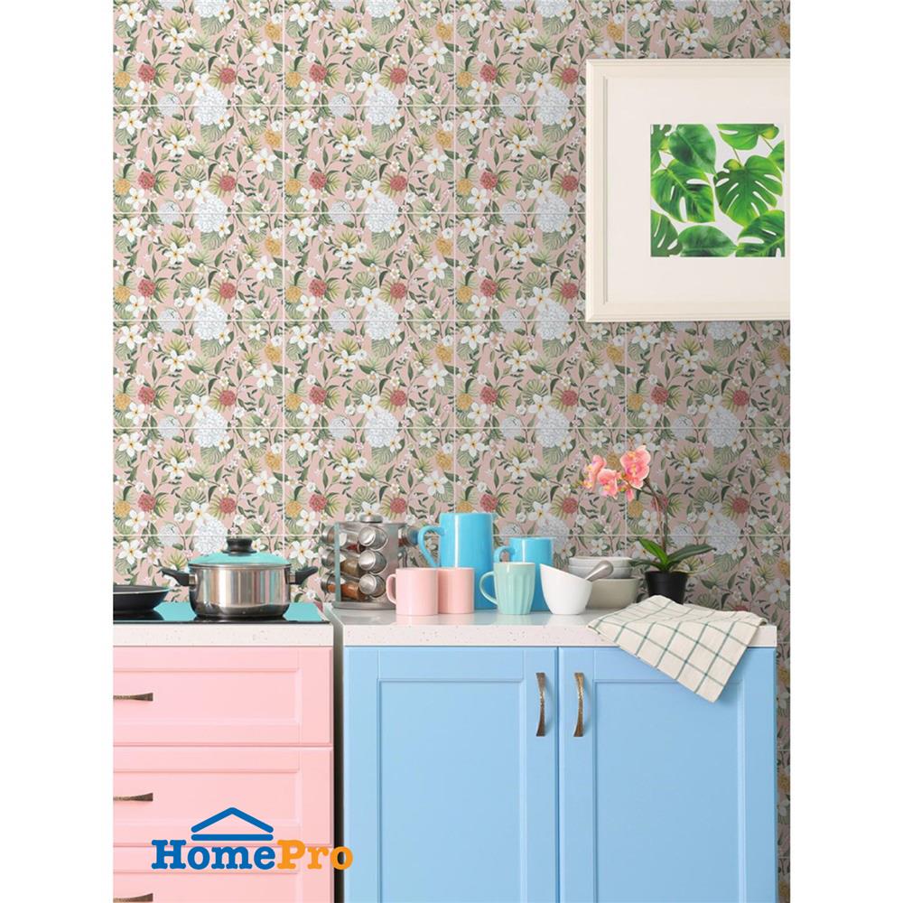 กระเบื้องผนัง 10x16 นิ้ว COTTO มาดมัวเซลล์ เดคโค่ ชมพู PM HYG PM 1 ตร.ม.