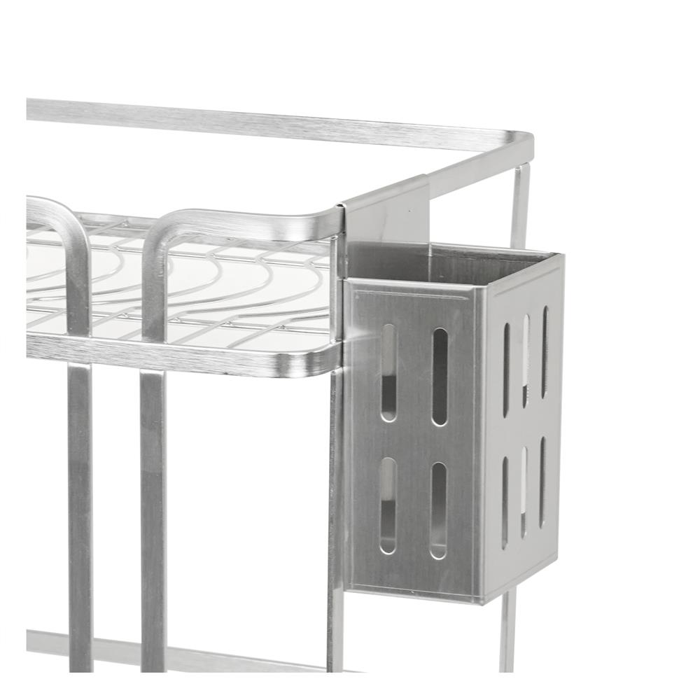 ชั้นคว่ำจานสเตนเลสติดผนัง 2 ชั้น 40 ซม. KECH HEFTY