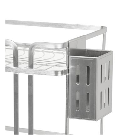 ชั้นคว่ำจานสเตนเลสติดผนัง 2 ชั้น 40 ซม. KECH HEFTY_2