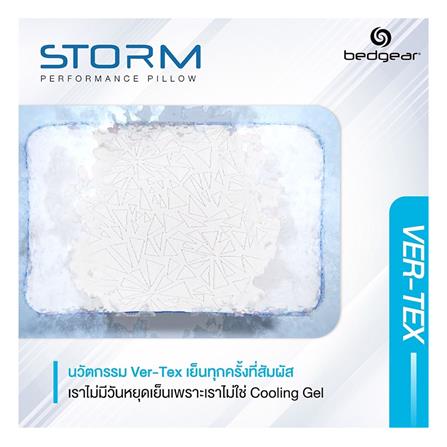 หมอนสุขภาพ โฟม BEDGEAR STORM 2.0 20x26 นิ้ว สีขาว_3