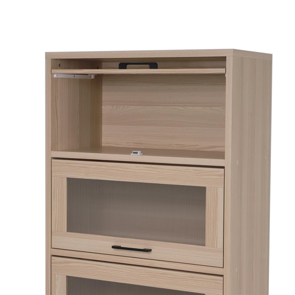 ตู้สูง 4 ช่อง FURDINI HARU 77 ซม. สี PINE OAK