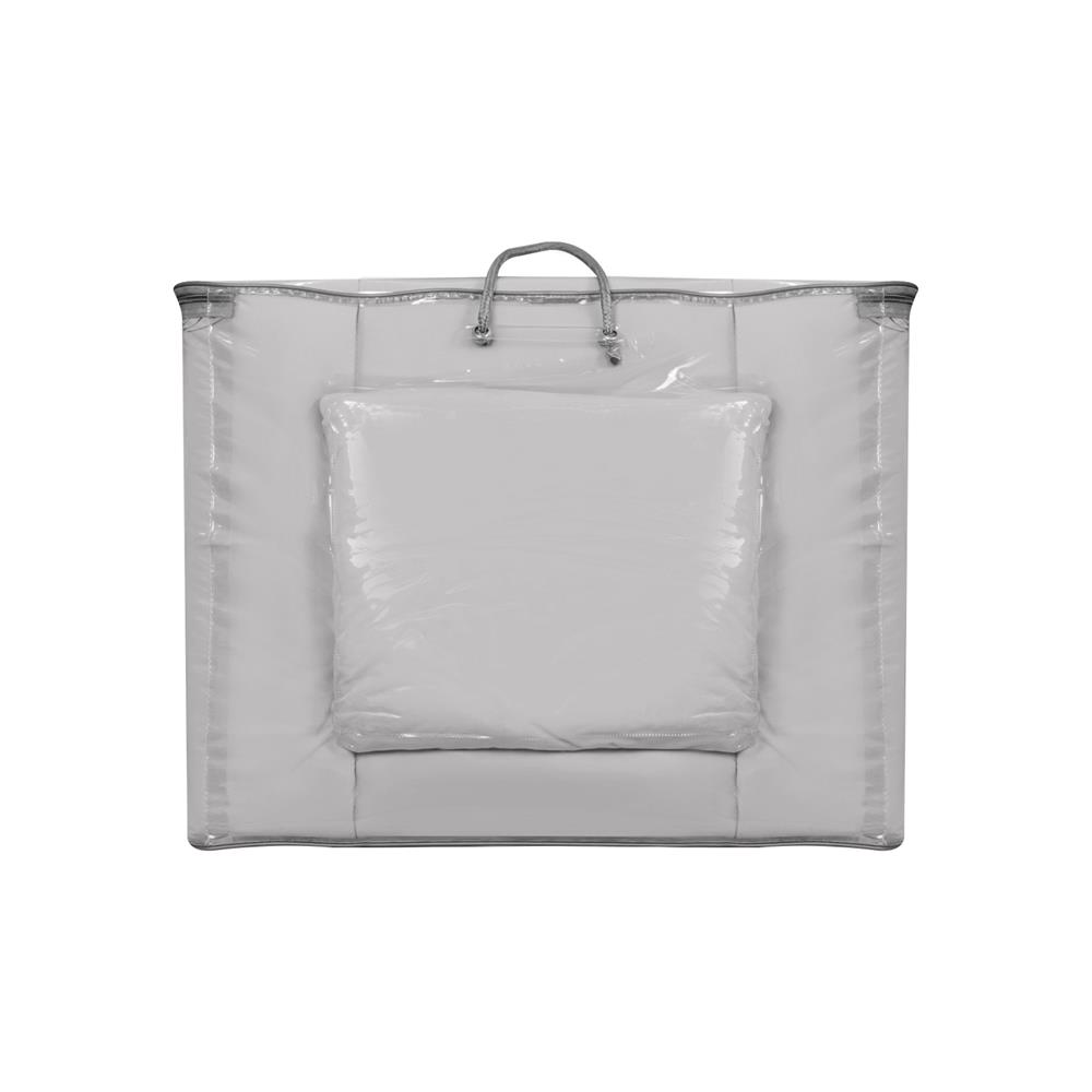 ชุดผ้าปูที่นอน 6 ฟุต 6 ชิ้น HOME LIVING STYLE AIR-FEEL สี GREY