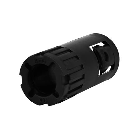 ข้อต่อท่ออ่อน HACO 16 มม. สีดำ แพ็ก 2 ชิ้น