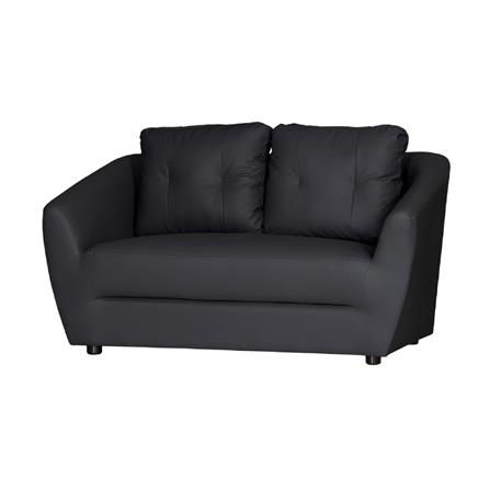 โซฟา 2 ที่นั่ง AS FURNITURE ZAYLA LBKD36 PVC สีดำ
