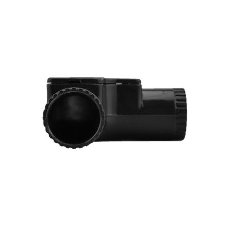 ข้อต่อโค้ง 90 องศา ฝาเปิด HACO IE20 20 มม.สีดำ_2