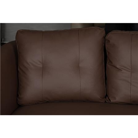 โซฟา 2 ที่นั่ง AS FURNITURE ZAYLA LBWD42 PVC สีน้ำตาลเข้ม_2