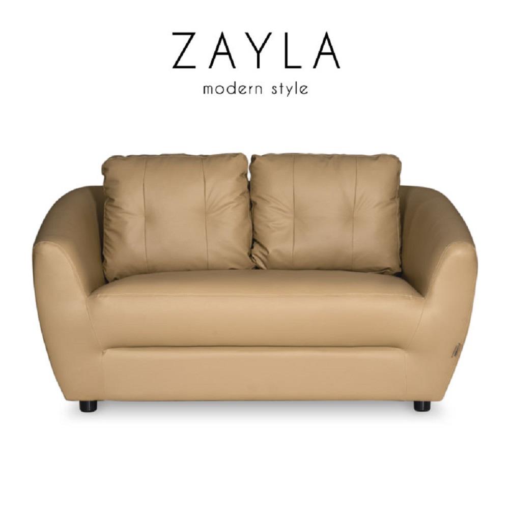 โซฟา 2 ที่นั่ง AS FURNITURE ZAYLA LCRD01 PVC สีครีม