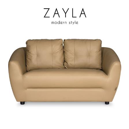 โซฟา 2 ที่นั่ง AS FURNITURE ZAYLA LCRD01 PVC สีครีม_4