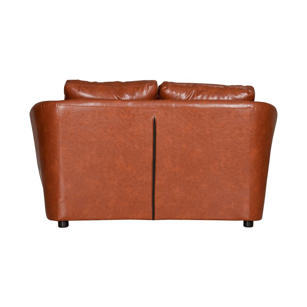 โซฟา 2 ที่นั่ง AS FURNITURE ZAYLA LBWB21 PVC สีน้ำตาลอ่อน