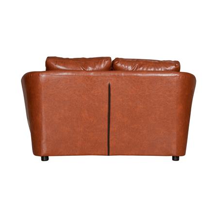 โซฟา 2 ที่นั่ง AS FURNITURE ZAYLA LBWB21 PVC สีน้ำตาลอ่อน_2