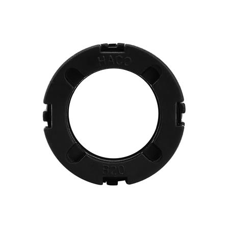 ข้อต่อท่ออ่อน HACO 25 มม. สีดำ แพ็ก 2 ชิ้น_4