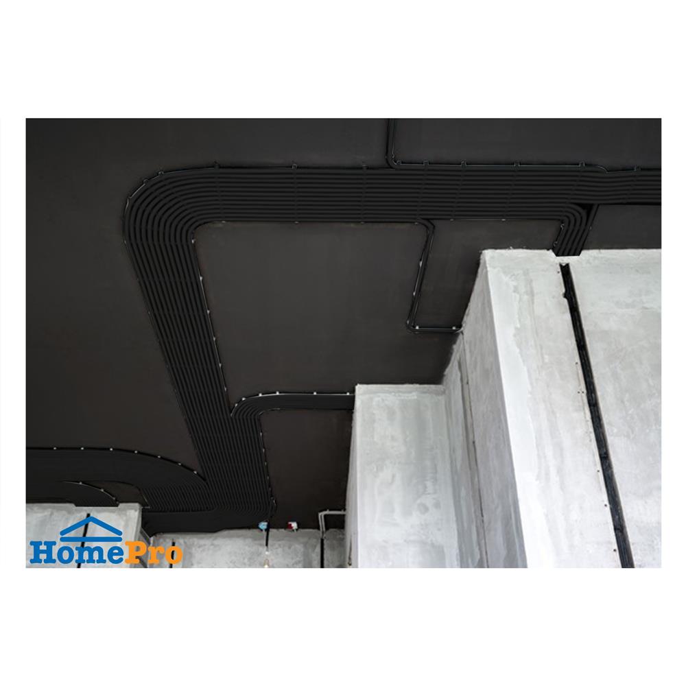 ท่อตรง PVC HACO EC25 25 มม.&nbsp;2.90 ม. สีดำ