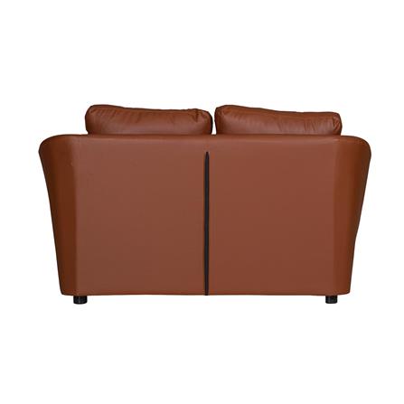 โซฟา 2 ที่นั่ง AS FURNITURE ZAYLA LBWD41 PVC สีน้ำตาลอ่อน_3