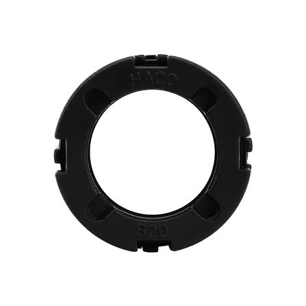 ข้อต่อท่ออ่อน HACO 20 มม. สีดำ แพ็ก 2 ชิ้น_4