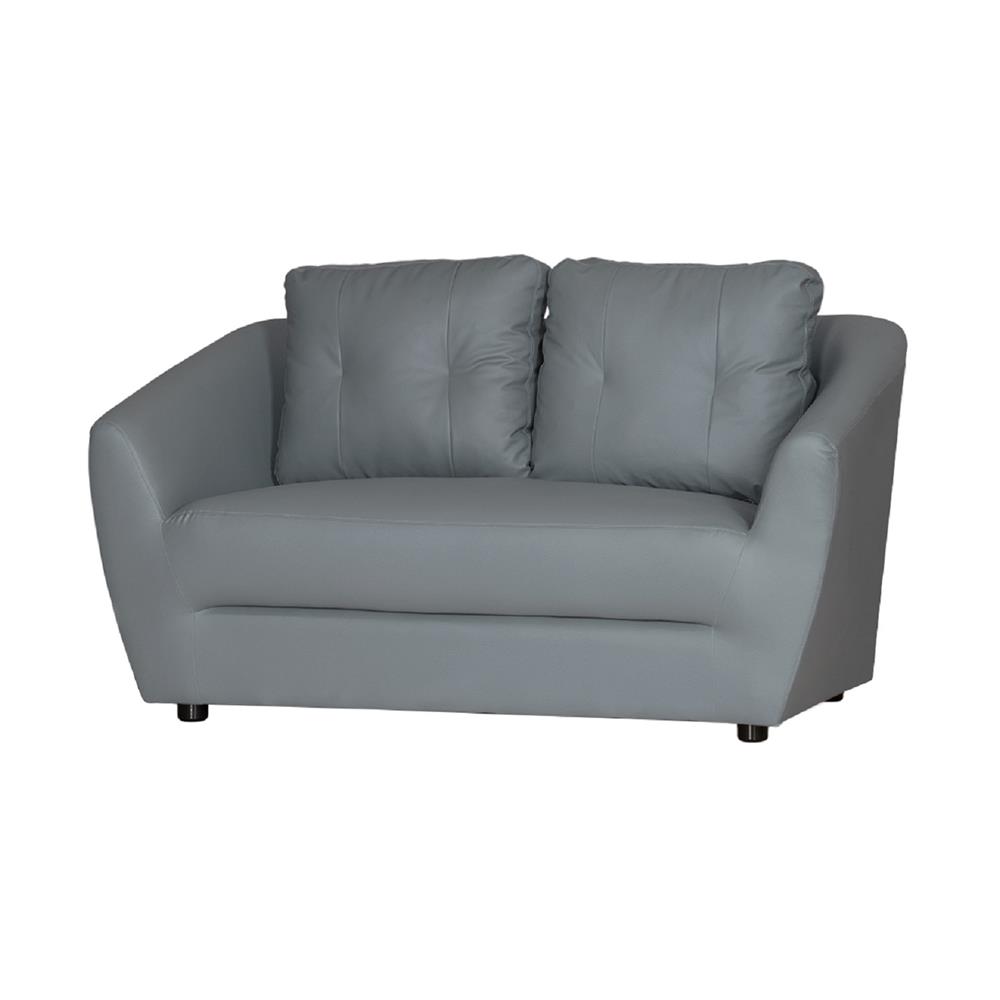 โซฟา 2 ที่นั่ง AS FURNITURE ZAYLA LGYD10 PVC สีเทา