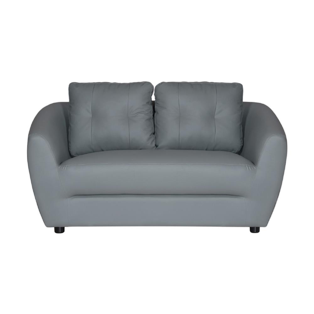 โซฟา 2 ที่นั่ง AS FURNITURE ZAYLA LGYD10 PVC สีเทา
