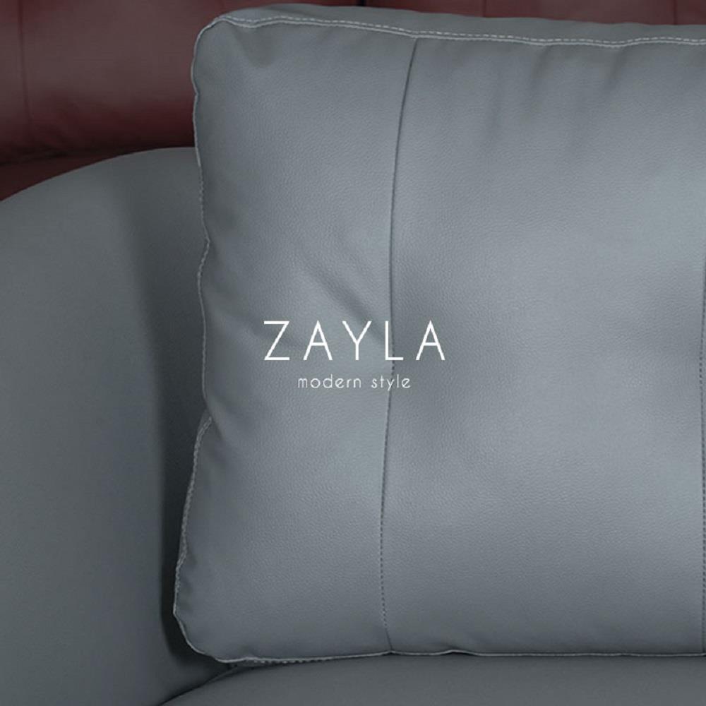 โซฟา 2 ที่นั่ง AS FURNITURE ZAYLA LGYD10 PVC สีเทา