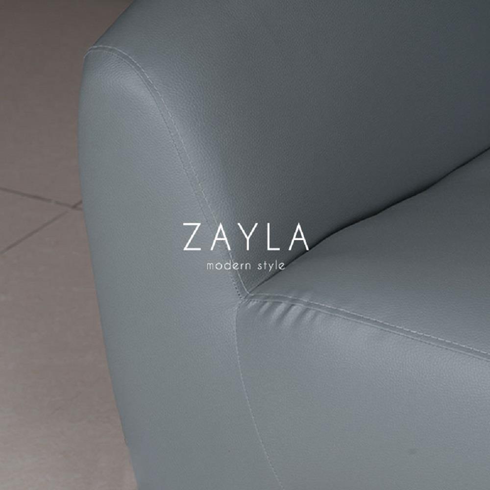 โซฟา 2 ที่นั่ง AS FURNITURE ZAYLA LGYD10 PVC สีเทา