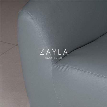 โซฟา 2 ที่นั่ง AS FURNITURE ZAYLA LGYD10 PVC สีเทา_4