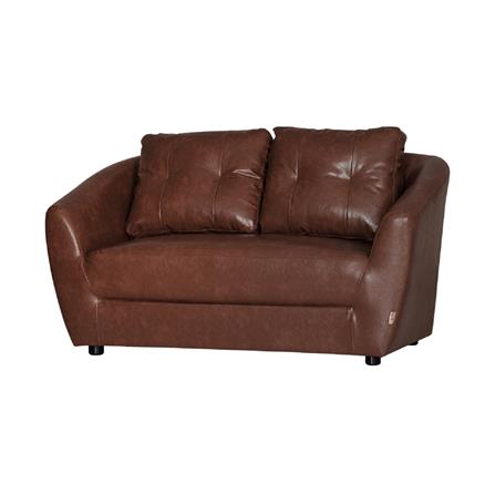 โซฟา 2 ที่นั่ง AS FURNITURE ZAYLA LBWB22 PVC สีน้ำตาลเข้ม_0
