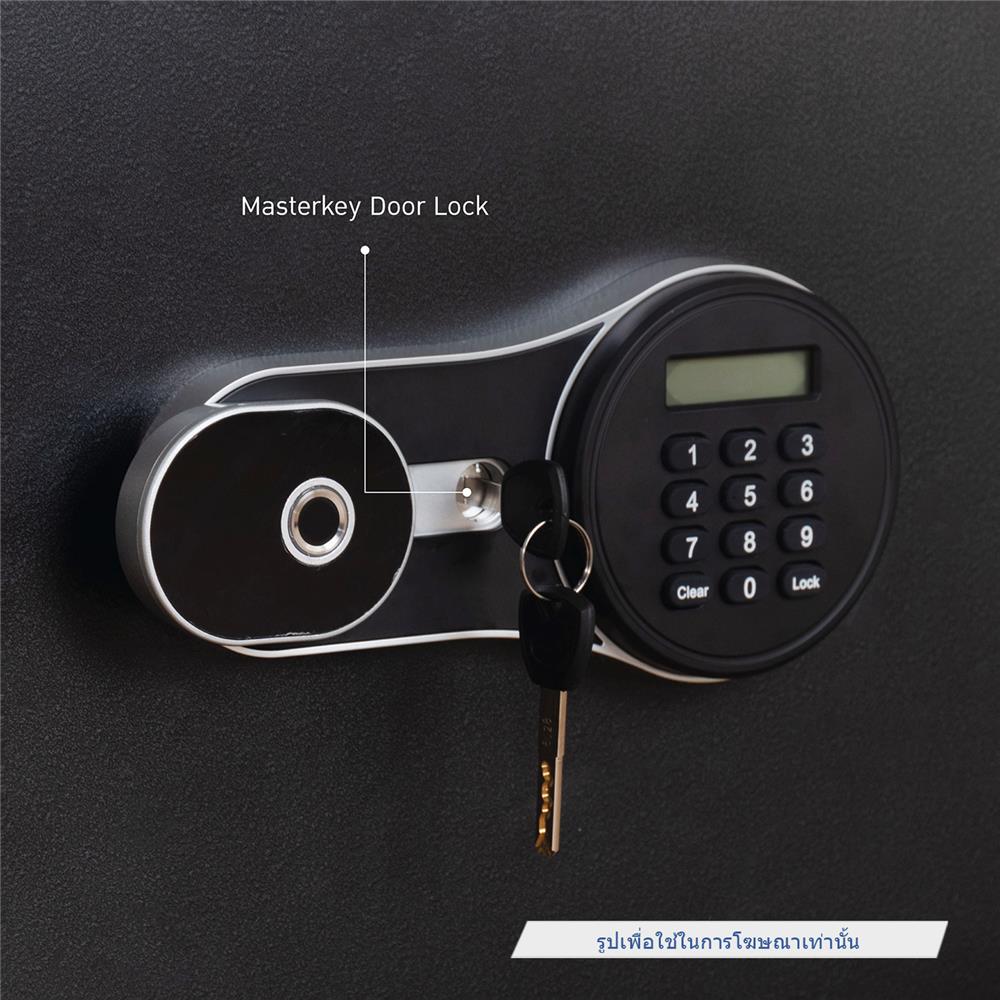 ตู้นิรภัย FINGERPRINT KIOSK SA-530EDP สีดำ